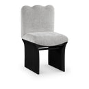  Color_Grey -- Shaw Grey Chenille Fabric Upholstered Dining Chair IMAGE 1