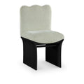  Color_Mint -- Shaw Mint Chenille Fabric Upholstered Dining Chair IMAGE 1