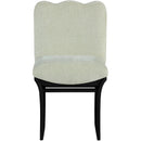  Color_Mint -- Shaw Mint Chenille Fabric Upholstered Dining Chair IMAGE 3