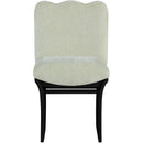  Meridian Shaw Mint Chenille Fabric Upholstered Dining Chair IMAGE 3