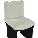  Meridian Shaw Mint Chenille Fabric Upholstered Dining Chair IMAGE 7