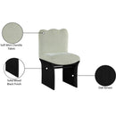  Color_Mint -- Shaw Mint Chenille Fabric Upholstered Dining Chair IMAGE 9