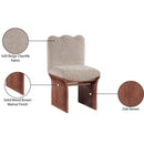  Color_Beige -- Meridian Shaw Dining Chair IMAGE 9