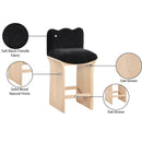 Color_Black -- Meridian Shaw Counter Height Stool IMAGE 9