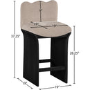  Color_Beige -- Meridian Shaw Counter Height Stool IMAGE 8