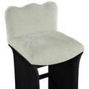  Color_Mint -- Shaw Mint Chenille Fabric Upholstered Counter Stool IMAGE 6