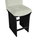  Color_Mint -- Shaw Mint Chenille Fabric Upholstered Counter Stool IMAGE 7