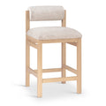 Color_Beige -- Meridian Roundhill Counter Height Stool IMAGE 1