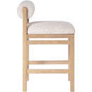  Color_Beige -- Meridian Roundhill Counter Height Stool IMAGE 4
