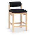  Color_Black -- Meridian Roundhill Counter Height Stool IMAGE 1
