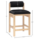  Color_Black -- Meridian Roundhill Counter Height Stool IMAGE 8