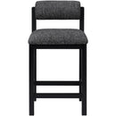  Color_Black -- Meridian Roundhill Counter Height Stool IMAGE 3