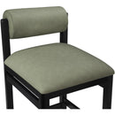  Color_Green -- Roundhill Green Vegan Leather Upholstered Counter Stool IMAGE 6