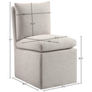  Color_Beige -- Meridian Nelori Dining Chair IMAGE 8