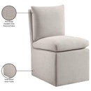  Color_Beige -- Meridian Nelori Dining Chair IMAGE 9