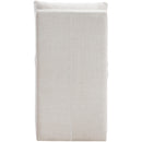 Color_Cream -- Nelori Cream Linen Textured Performance Fabric Upholstered Dining Chair IMAGE 5