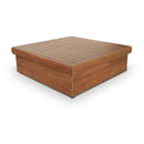  Meridian Mirella Natural Teak Wood Outdoor Patio Coffee Table IMAGE 1