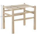  Meridian Santos Beige Vegan Leather Upholstered Bench IMAGE 8