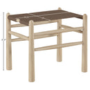  Meridian Santos Brown Vegan Leather Upholstered Bench IMAGE 8