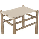  Meridian Santos Beige Vegan Leather Upholstered Bench IMAGE 6