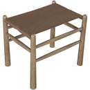 Meridian Santos Brown Vegan Leather Upholstered Bench IMAGE 5