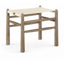  Meridian Santos Cream Vegan Leather Upholstered Bench IMAGE 1