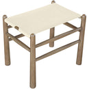  Meridian Santos Cream Vegan Leather Upholstered Bench IMAGE 5