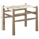  Meridian Santos Cream Vegan Leather Upholstered Bench IMAGE 8