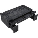  Meridian Stanton Black Oak Veneer And Solid Wood Coffee Table IMAGE 10