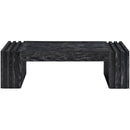  Meridian Stanton Black Oak Veneer And Solid Wood Coffee Table IMAGE 3