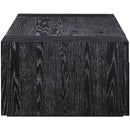  Meridian Stanton Black Oak Veneer And Solid Wood Coffee Table IMAGE 4