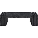  Meridian Stanton Black Oak Veneer And Solid Wood Coffee Table IMAGE 5