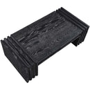  Meridian Stanton Black Oak Veneer And Solid Wood Coffee Table IMAGE 8