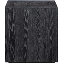  Meridian Stanton Black Oak Veneer And Solid Wood End Table IMAGE 4