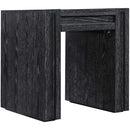  Meridian Stanton Black Oak Veneer And Solid Wood End Table IMAGE 9