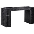  Meridian Stanton Black Oak Veneer And Solid Wood Console Table IMAGE 14