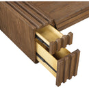  Meridian Stanton Brown Oak Veneer And Solid Wood Coffee Table IMAGE 11