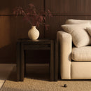  Meridian Stanton Brown Oak Veneer And Solid Wood End Table IMAGE 2