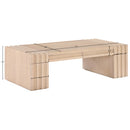  Meridian Stanton Natural Oak Veneer And Solid Wood Coffee Table IMAGE 13