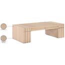  Meridian Stanton Natural Oak Veneer And Solid Wood Coffee Table IMAGE 14