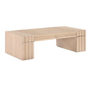 Meridian Stanton Natural Oak Veneer And Solid Wood Coffee Table IMAGE 1