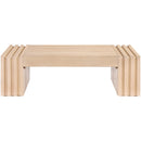  Meridian Stanton Natural Oak Veneer And Solid Wood Coffee Table IMAGE 5