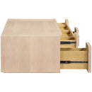  Meridian Stanton Natural Oak Veneer And Solid Wood Coffee Table IMAGE 7