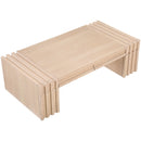  Meridian Stanton Natural Oak Veneer And Solid Wood Coffee Table IMAGE 8