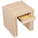  Meridian Stanton Natural Oak Veneer And Solid Wood End Table IMAGE 10