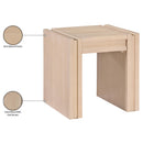  Meridian Stanton Natural Oak Veneer And Solid Wood End Table IMAGE 14