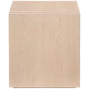  Meridian Stanton Natural Oak Veneer And Solid Wood End Table IMAGE 4