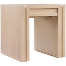  Meridian Stanton Natural Oak Veneer And Solid Wood End Table IMAGE 9