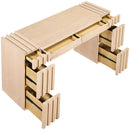  Meridian Stanton Natural Oak Veneer And Solid Wood Console Table IMAGE 10