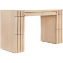  Meridian Stanton Natural Oak Veneer And Solid Wood Console Table IMAGE 9